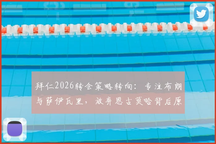 拜仁2026转会策略转向：专注布朗与萨伊瓦里，放弃恩古莫哈背后原因解析