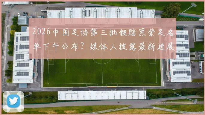 2026中国足协第三批假赌黑禁足名单下午公布？媒体人披露最新进展与球迷关注焦点